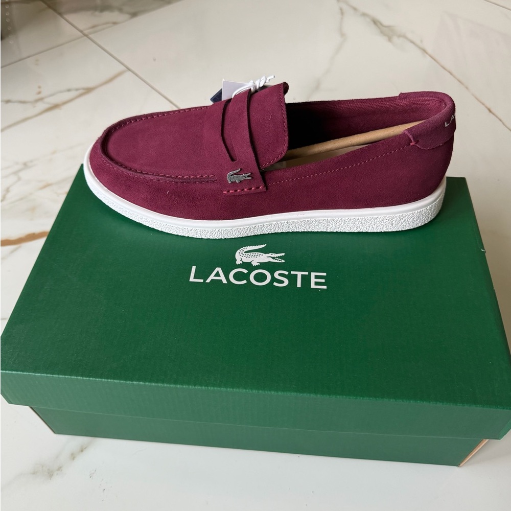 Lacoste Maroon Sneakers